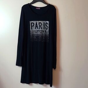Black Shirt from Paris, France XXL